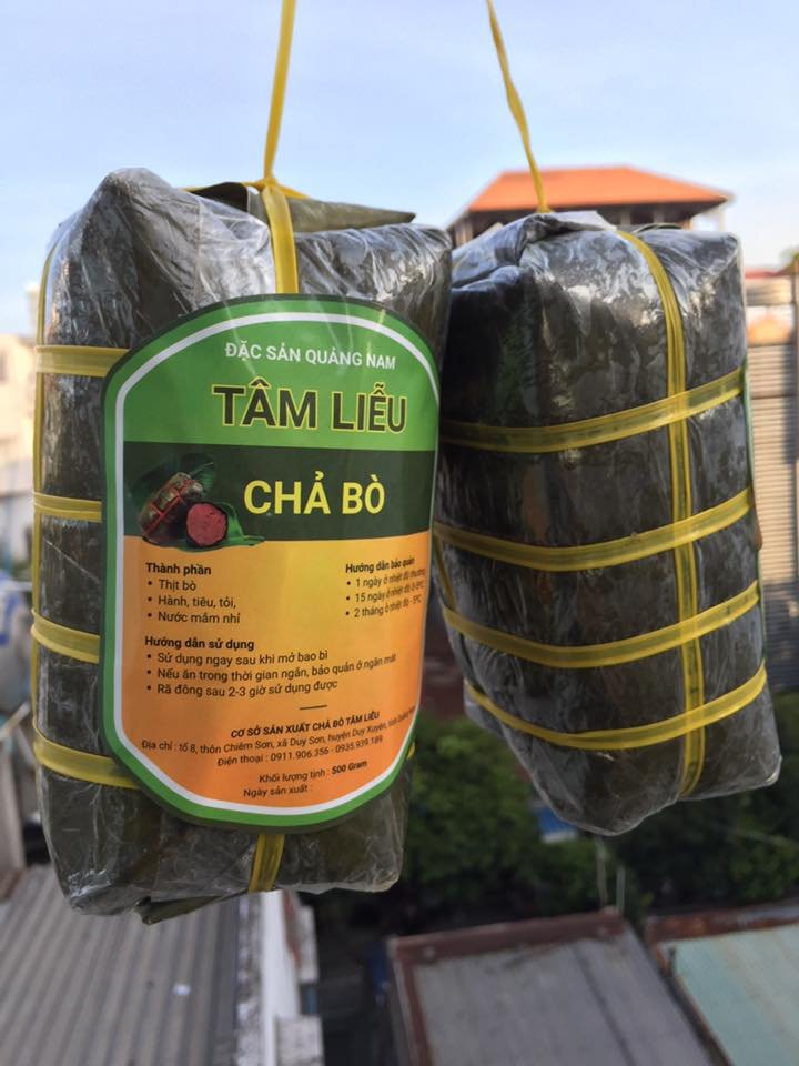 chả bò tâm liễu nam phước duy xuyên quảng nam