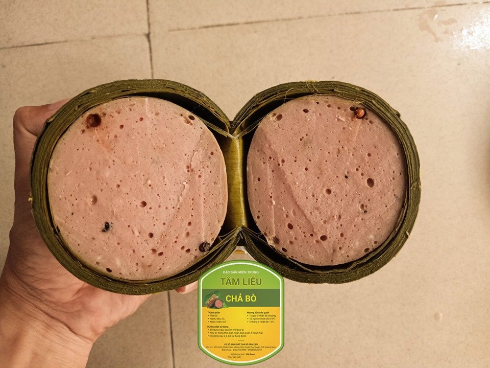 cắt lát chả bò đúng cách để bảo quản